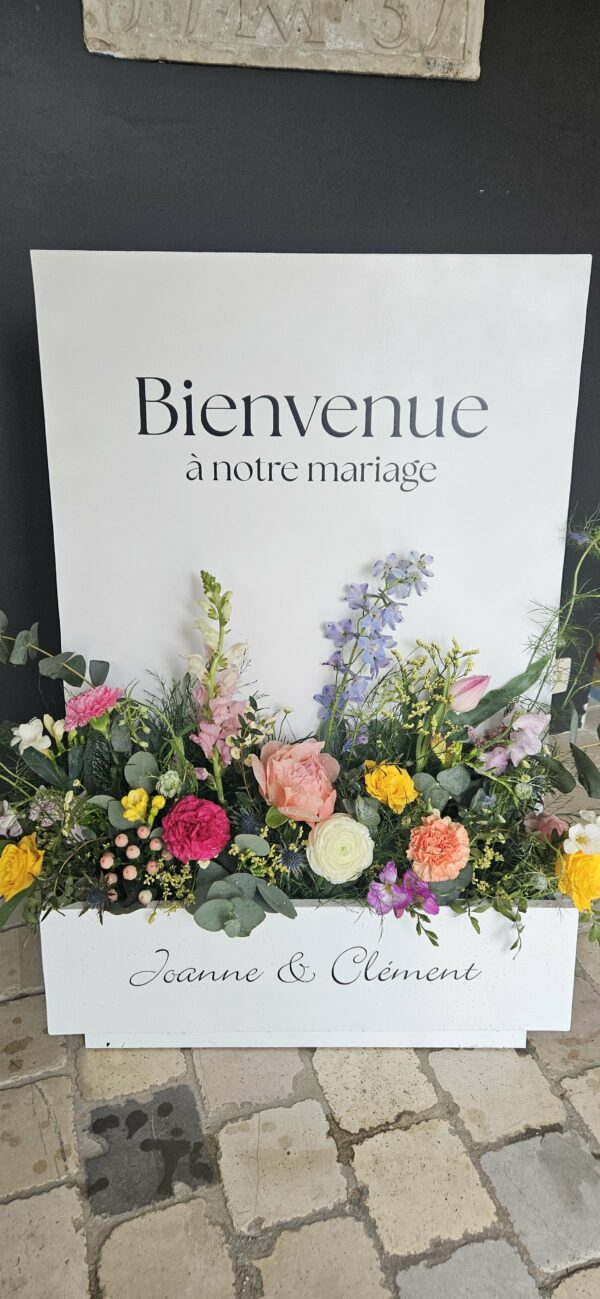Panneau de bienvenue à fleurir – Image 3