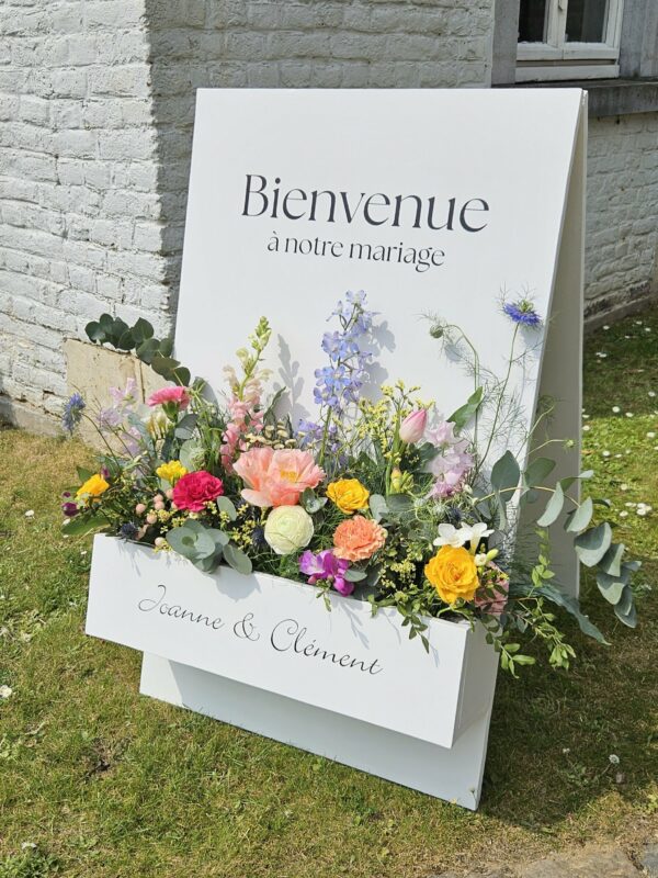 Panneau de bienvenue à fleurir – Image 2